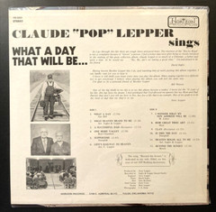 Claude Pop Lepper Vinyl LP What A Day That Will Be NEW SEALED Horizon Records