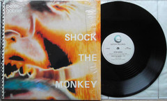 Shock the Monkey by Peter Gabriel (12″ Vinyl EP, 1982, Geffen) VG+/EX In Shrink