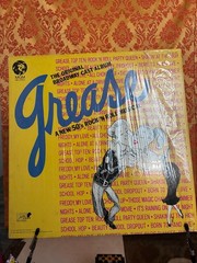 Grease Original Broadway Cast Album LP 1972 MGM 1SE-34 VG+ Musical Soundtrack