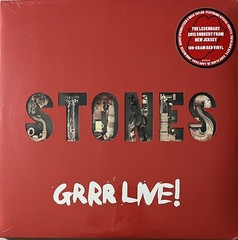 The Rolling Stones GRRR! Live RED Color 180g Vinyl 3 LP Box Set SEALED LTD EDTN