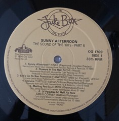 Various Artists- Sunny Afternoon, The Sound Of The 60s Part 5 Vinyl LP