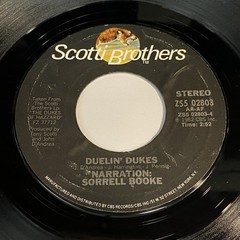 Johnny Cash: The General Lee / Duelin’ Dukes 45 – Scotti Brothers – Country