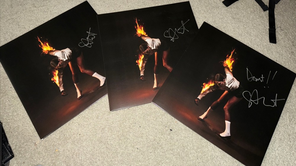 St Vincent All Born Screaming Indie Exclusive Red LP SIGNED Autograph