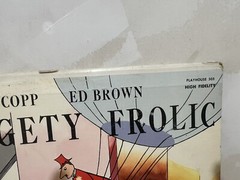 Jim Copp and Ed Brown – A FIDGETY FROLIC – RARE LP – HAND SIGNED AUTOGRAPHED 🔥