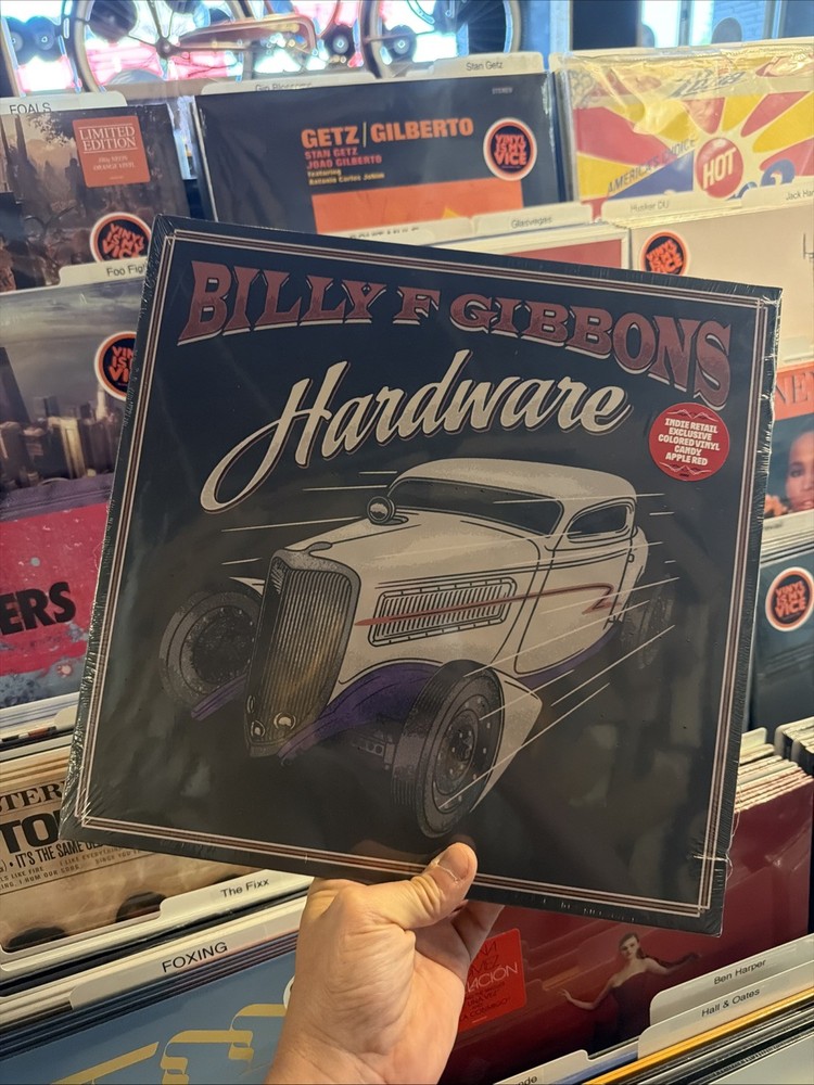 Billy F. Gibbons Hardware Candy Apple Red Vinyl Album, 2021 ZZ Top NEW