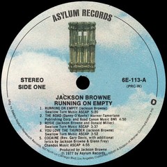 Jackson Browne – Running On Empty RARE OG 1977 PRC Press INNER+BOOKLET (VG+) LP