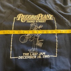 VERY RARE VINTAGE RECORD PLANT THIRD STREET THE LAST JAM DEC 18 1985 Small