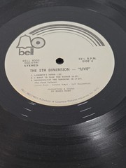 The 5th Dimension Live Double Vinyl LP Bell Records 1971 Funk And Soul Gatefold