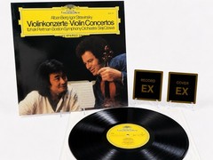 Itzhak Perlman Berg Stravinsky Violin Concertos LP DG 2531 110 EX EX Ultrasonic