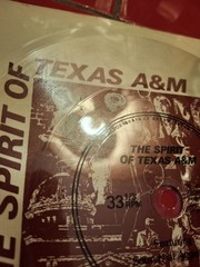 The Spirit Of Texas A & M Aggie Clear Record Booklet-33 1/3 RPM-Bob Walker ’70