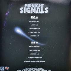 NEW STARCADIAN MIDNIGHT SIGNALS LIMITED EDITION GOLD & BLUE SWIRL W/ WHITE VINYL