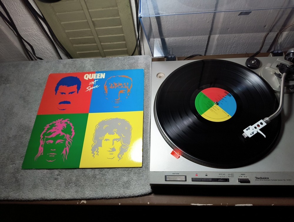 QUEEN – HOT SPACE , elektra E1-60128 , Original No Bar Code, Played And Tested