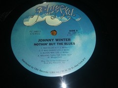 JOHNNY WINTER – Nothin’ But The Blues 1977 Vinyl LP Record Blue Sky PZ 34813