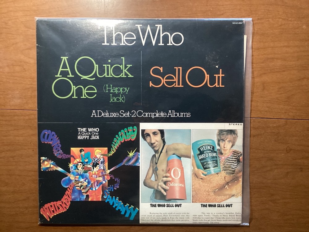 The Who-A Quick One & Sell Out-1980-MCA2-4067-2 LP-Vinyl Records