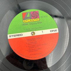Crosby, Stills & Nash – Crosby, Stills & Nash LP 1969 Atlantic Folk Rock 33 RPM