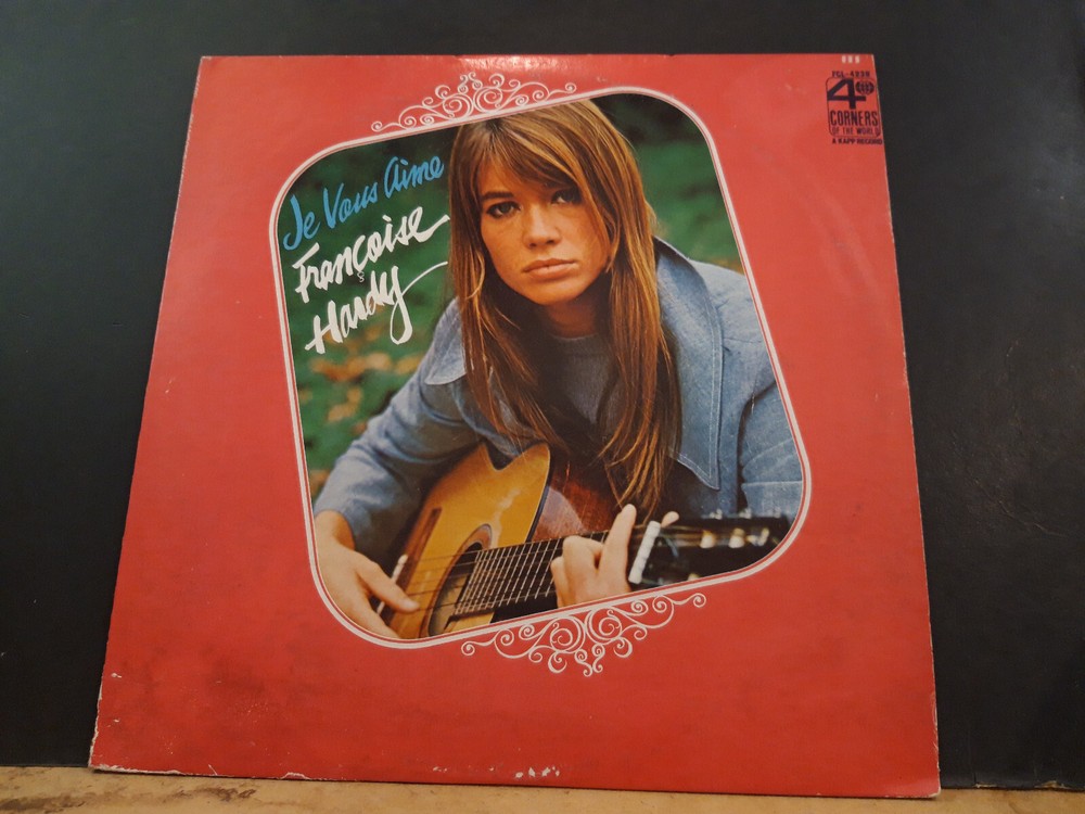 FRANCOISE HARDY Je Vous Aime LP U.S. pressing 1966 Chanson Ye-Ye Great!
