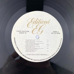 First Edition EG vinyl record LP King Crimson Brian Eno Killing Joke, NM