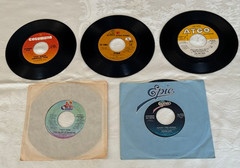 “Miscellaneous Gems” Bundle – 45RPM 7″ Records Kinks, Bee Gees, Paul Simon
