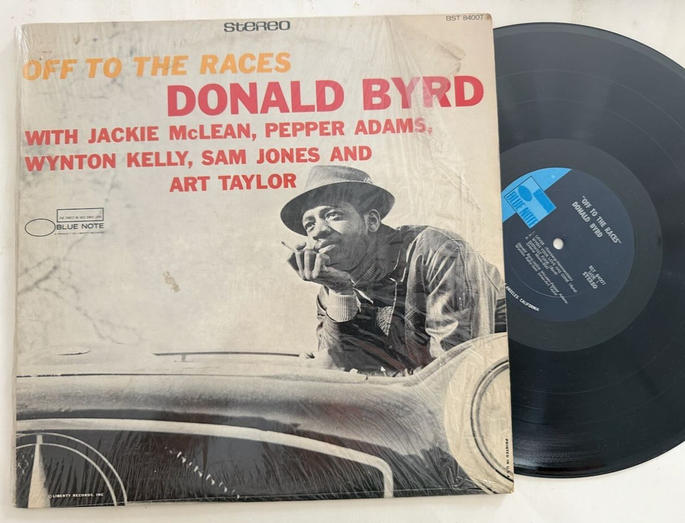 Donald Byrd Blue Note 84007 LP “Off To The Races” Jackie McLean ~ VG+