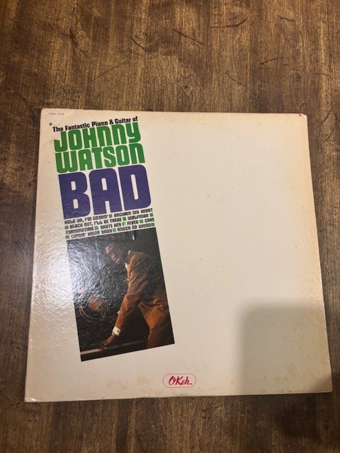 Johnny Watson Bad OKM 12118 Okeh Fantastic Piano & Guitar Of Record LP Vinyl