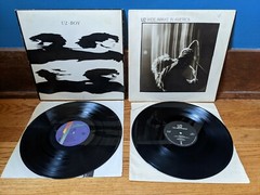 U2 Boy 1980 90040-1 & Wide Awake In America 1985 90279-1-A Record LP Lot Island
