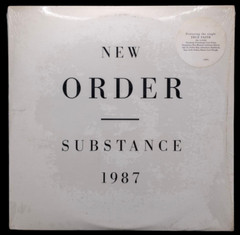 SEALED, New Order – Substance, 2xLP, 1st pressing, Hype Sticker, US, 1987