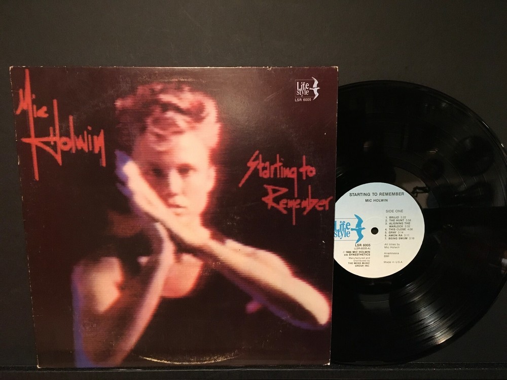 Mic Holwin – Starting To Remember – Life Style Records (1986) 12″ Vinyl LP