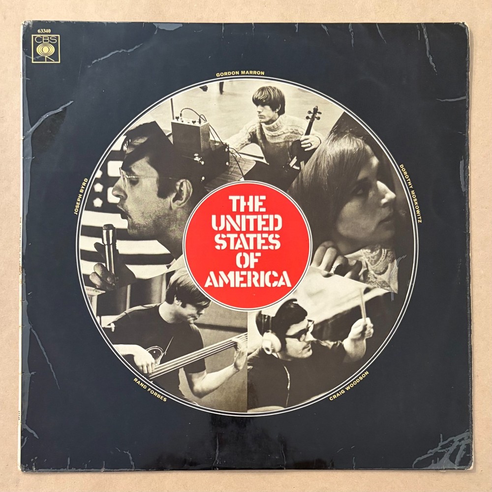 THE UNITED STATES OF AMERICA – S/T. 1968 UK pressing. CBS. PSYCH / ELECTRONIC.