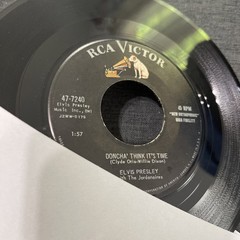 Elvis Presley-Lot of 11 different 45 RPM records in Excellent (EX) condition.