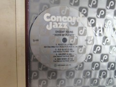 SNOOKY YOUNG – “HORN OF PLENTY” / CONCORD JAZZ RECORDS 1979