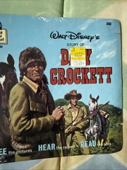 STORY OF DAVEY CROCKETT- 7″- 33 1/3 – SEALED RECORD – 24 PAGE READ ALONG BOOK