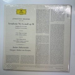 Symphony No. 4 LP Vinyl Record Brahms DG DGG 138 927 SLPM Karajan