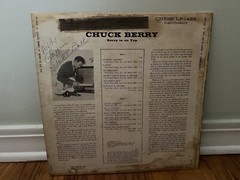 COVER ONLY Chuck Berry Is On Top Original 1959 US Press Chess Label – Mono
