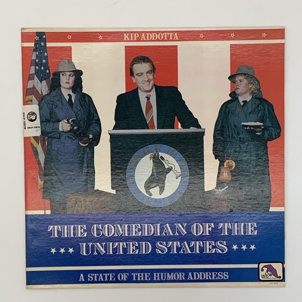 Kip Addotta The Comedian of the United States LP Larf 1985 EX Vinyl #M49
