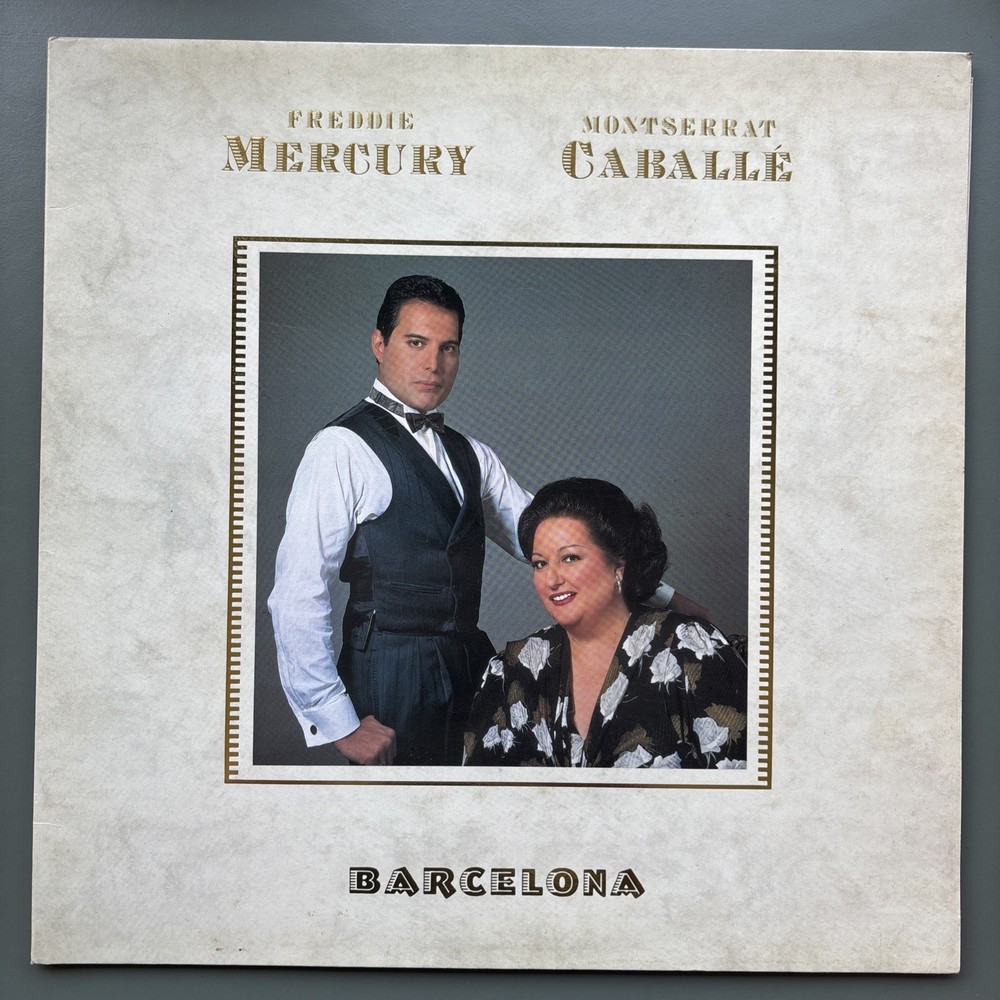 Freddie Mercury, Montserrat Caballe – Barcelona Vinyl Record First UK Ex/Ex