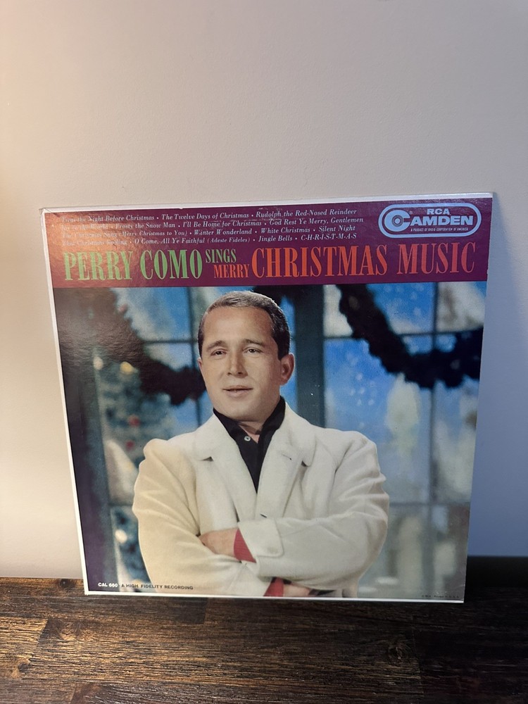 Sealed ~ PERRY COMO Sings Merry Christmas LP RCA/CAMDEN Holiday