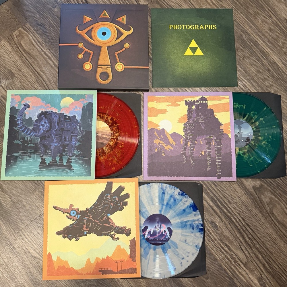 Zelda Breath Of The Wild From Hyrule with Love 3xLP box Not Moonshake Complete!