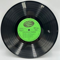 Childrens Living French 40-Lesson 33 1/3 RPM Records With Books