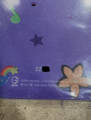Olivia Rodrigo-SOUR IVC Edition-Purple Vinyl-Magnet Jacket-NUMBERED-X/3000-NEW