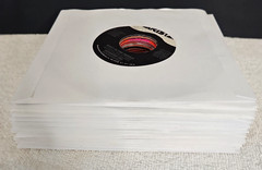 VTG Lot of 25 Classic Rock Pop 45RPM Single Records CCR Benatar Croce Jackson 5