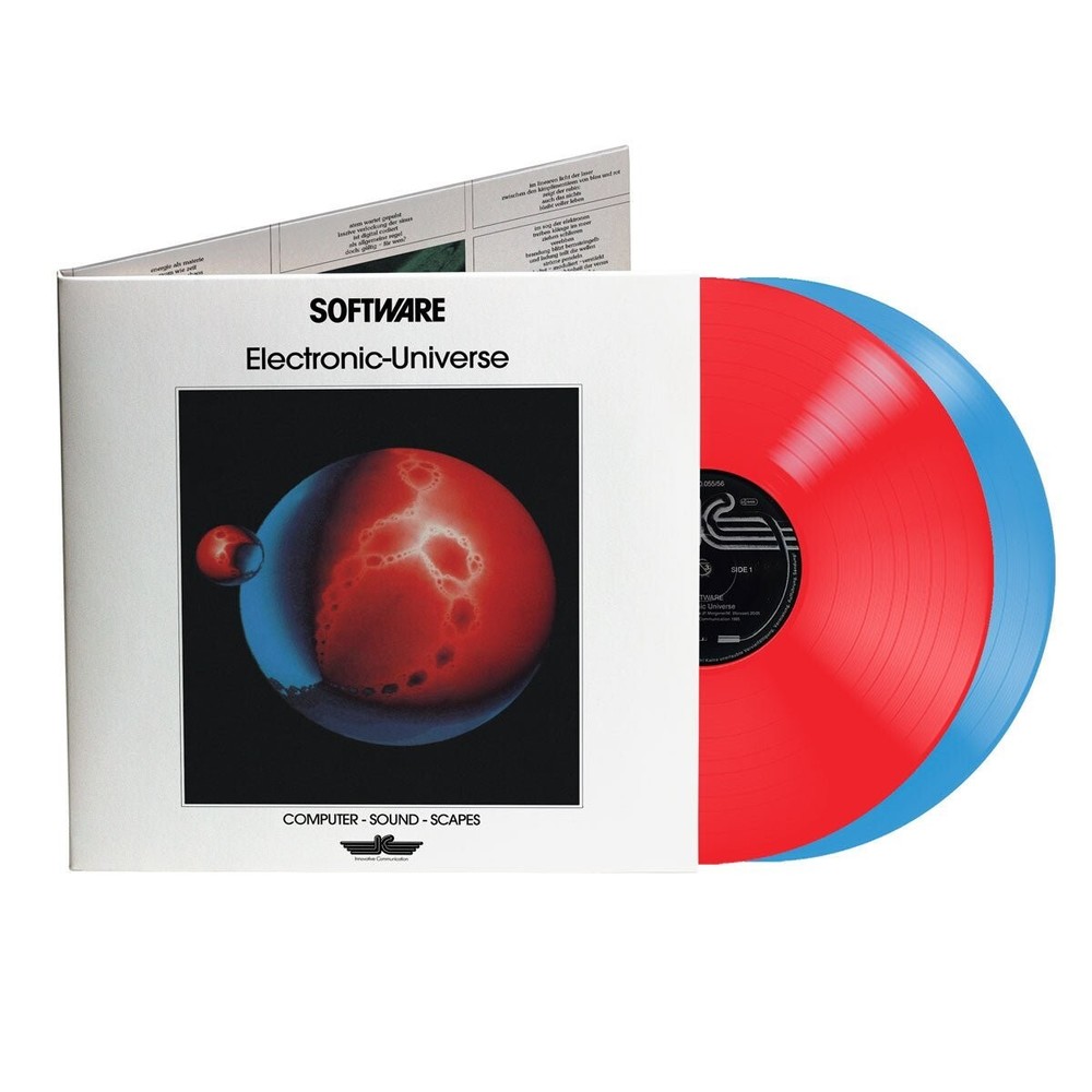 Software Electronic-Universe 2LP ltd ed NEON CORAL BLUE vinyl AMBIENT VAPORWAVE