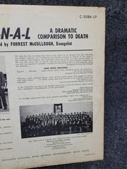 Vintage Vinyl LP Flight F-I-N-A-L Forrest McCullough Word Records 1965 Spoken Al