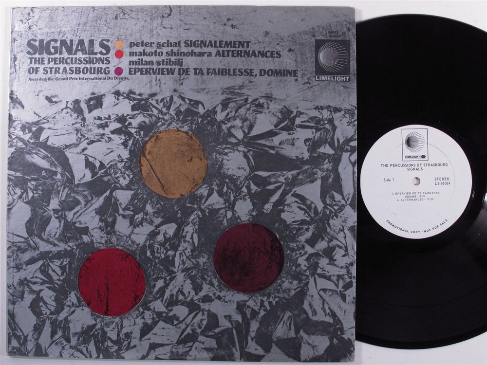 SCHAT / SHINOHARA / STIBILJ Signals – LIMELIGHT LP NM promo A445