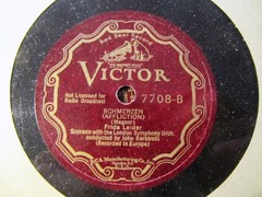 Z SHELLAC 1928 FRIDA LEIDER Wagner Wesendonck Lieder SCHMERZEN TRAUME Barbirolli
