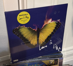 MAROON 5 – LOVE IS LIKE – YELLOW MARBLE VINYL LP NEW SEALED