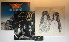 Lot Of Aerosmith Records Get Your Wings, Rock In A Hard Place, Draw The Line