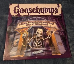 Goosebumps soundtrack 2xLP Danny Elfman Werewolf Grey & Blue Splatter Waxworks