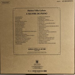 Anna Stella Schic Villa-Lobos L’Oeuvre de Piano La Voix de Son Maitre 10 LP EMI