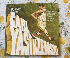 Curt Gowdy Talks With Carl Yastrzemski Vinyl-LP Record Fleetwood 1968 FCLP 3026