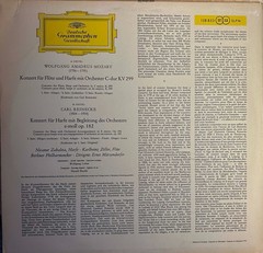 Classic Music Vinyl Records – MOZART: Concerto For Flute, Harp And Orchestra DG